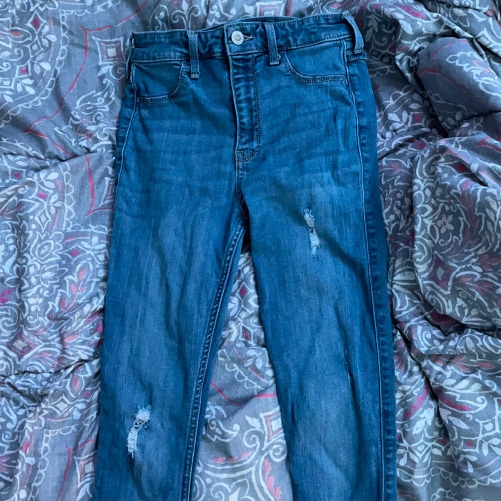 high-rise jeggings